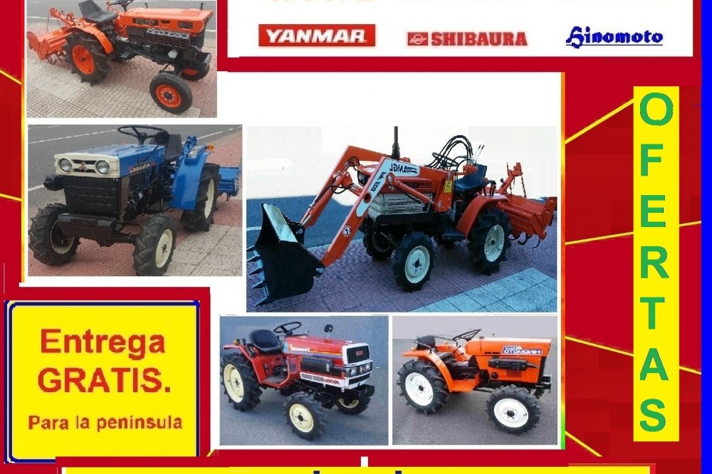 minitractores, mini tractores A-M-P Sprayers