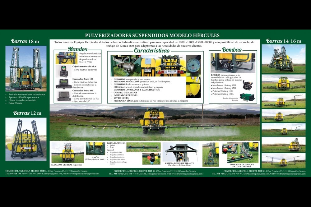 PULVERIZADOR DE 1500L CON ORDENADOR Anfer