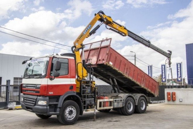 Volquete DAF CF85.380 + EFFER 155/2S DAF