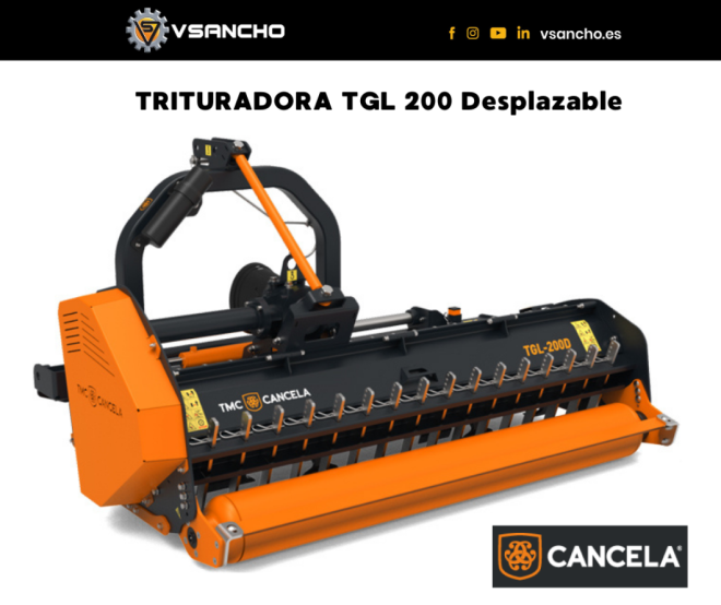 TRITURADORA TMC CANCELA TGL 200 D Cancela