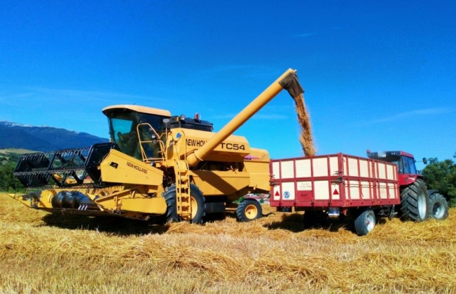 COSECHADORA CEREAL Y GIRASOL NEW HOLLAND TC54