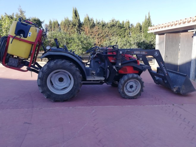 Tractor Same Solaris 30 con Pala Same