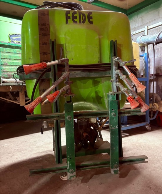 Cuba suspendida de 500l FEDE, para tratamientos fitosanitarioss